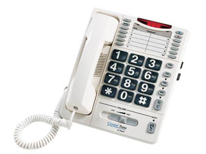  Stock image of crystaltone amplified phone