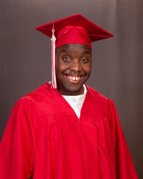 Dekendrick  in cap and gown 