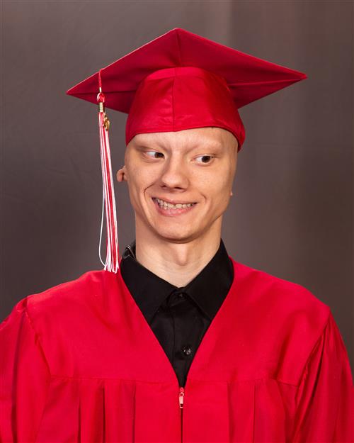 Jacob in cap and gown 
