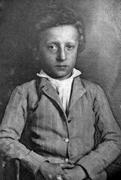 Photo of Seaborn Johnson as a child 