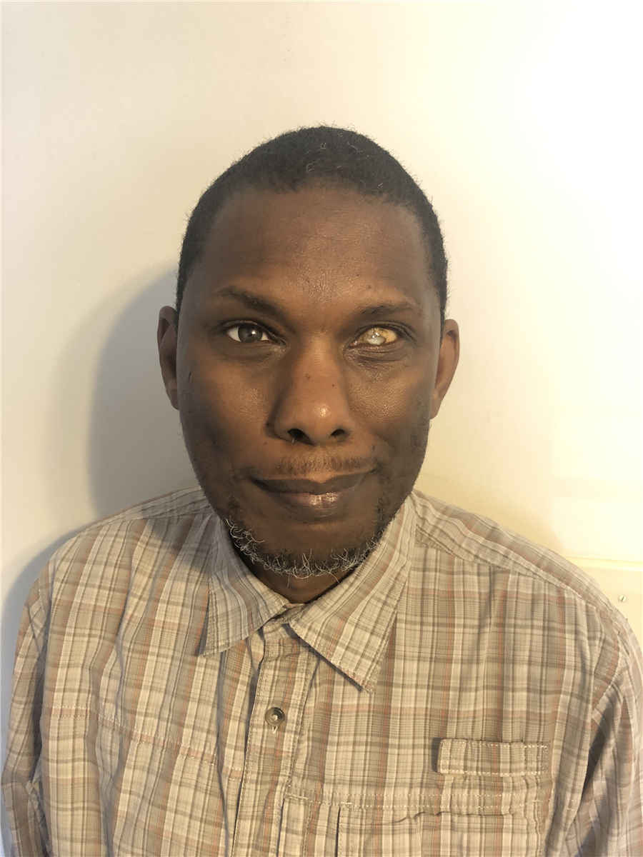 Jeffrey Wilson smiles to camera