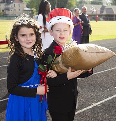 Young ASD students participate in homecoming activities 