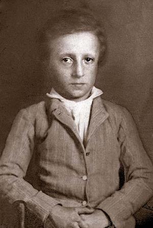 William Seaborn Johnson as a young child 
