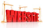  A sign warning of web construction