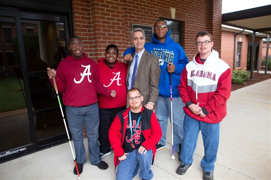 Dr. Mascia with Students 