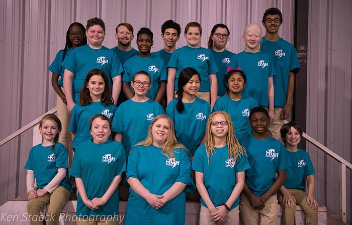 The 19 AIDB students who comprise the MGHSE Rider's Club 