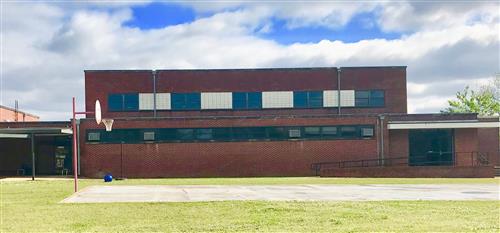 exterior of gymnasium 